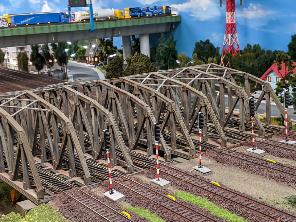 Model railway layout in Borówiec, Poland